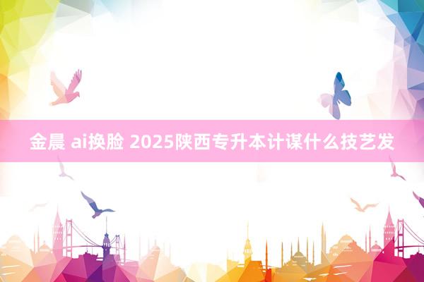 金晨 ai换脸 2025陕西专升本计谋什么技艺发