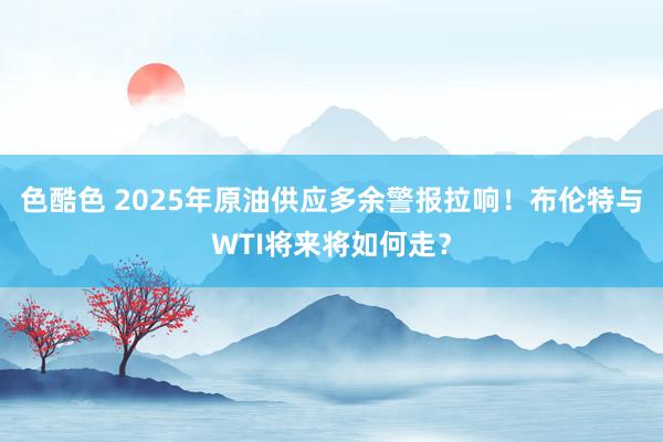 色酷色 2025年原油供应多余警报拉响！布伦特与WTI将来将如何走？
